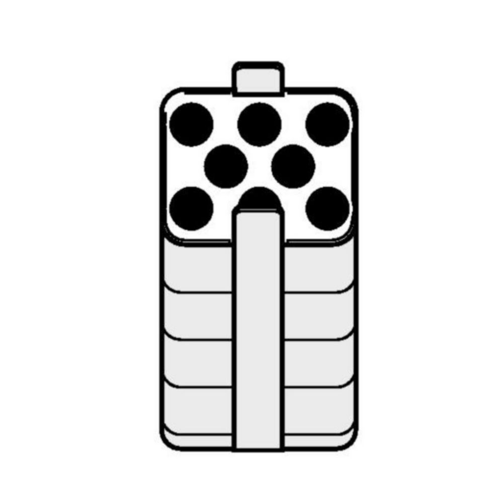 Adapter for rectangular beaker 7-18 ml