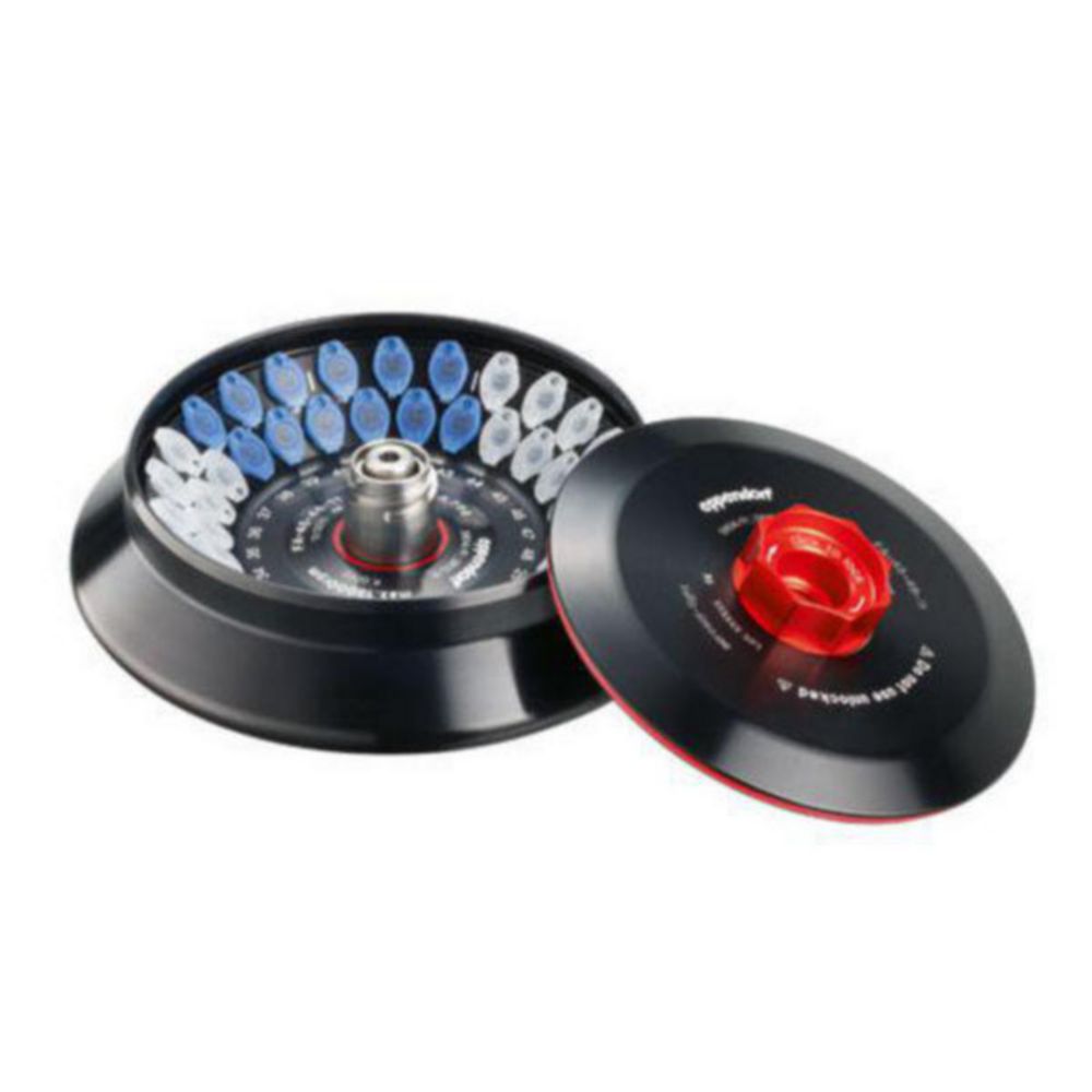 Constant angle rotor FA-45-48-11 aerosole tight, for 48x1,5ml/2ml vials, incl.aerosole tight rotor lid