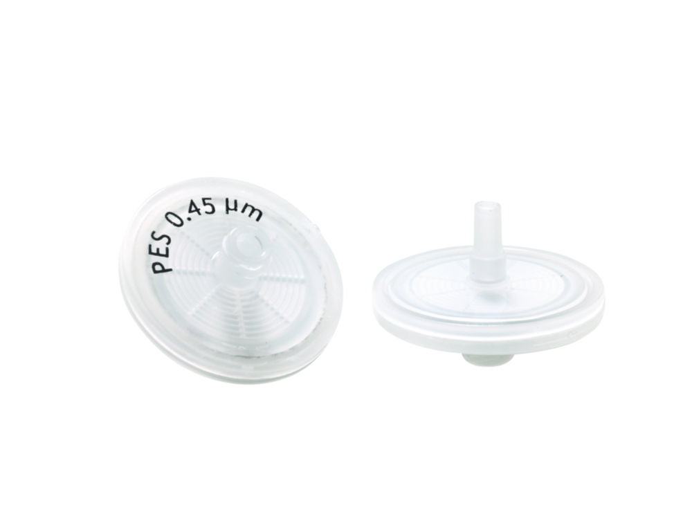LLG-Syringe filter from PES, 0,45 µm Ø 13 mm, transparent, sterile, pack of 50