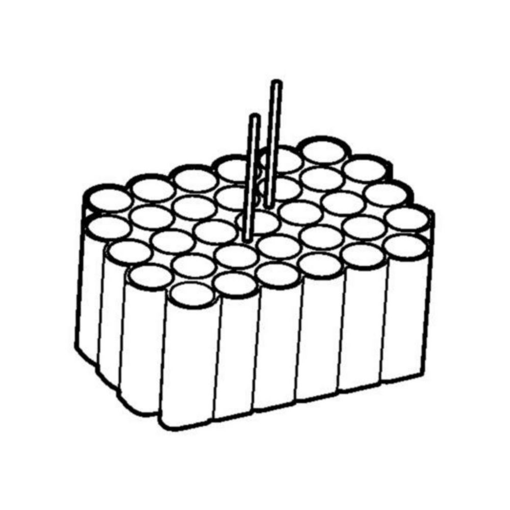 Adapter, for 33 vessels 5.5-12 mL, for rotor S-4x1000 with plate/tube cups, Set of 2 pieces