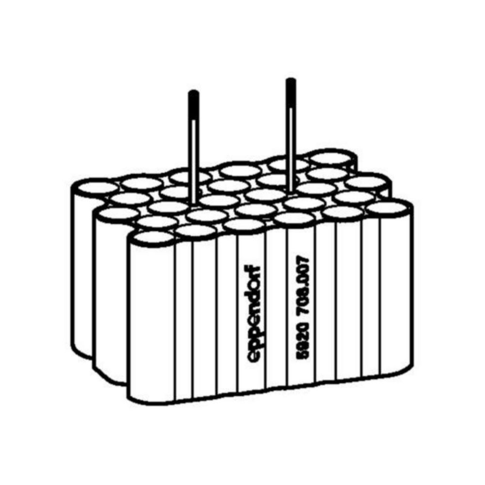 Adapter, for 28 vessels 9 mL, for rotor S-4x1000 with plate/tube cups, set of 2 pieces