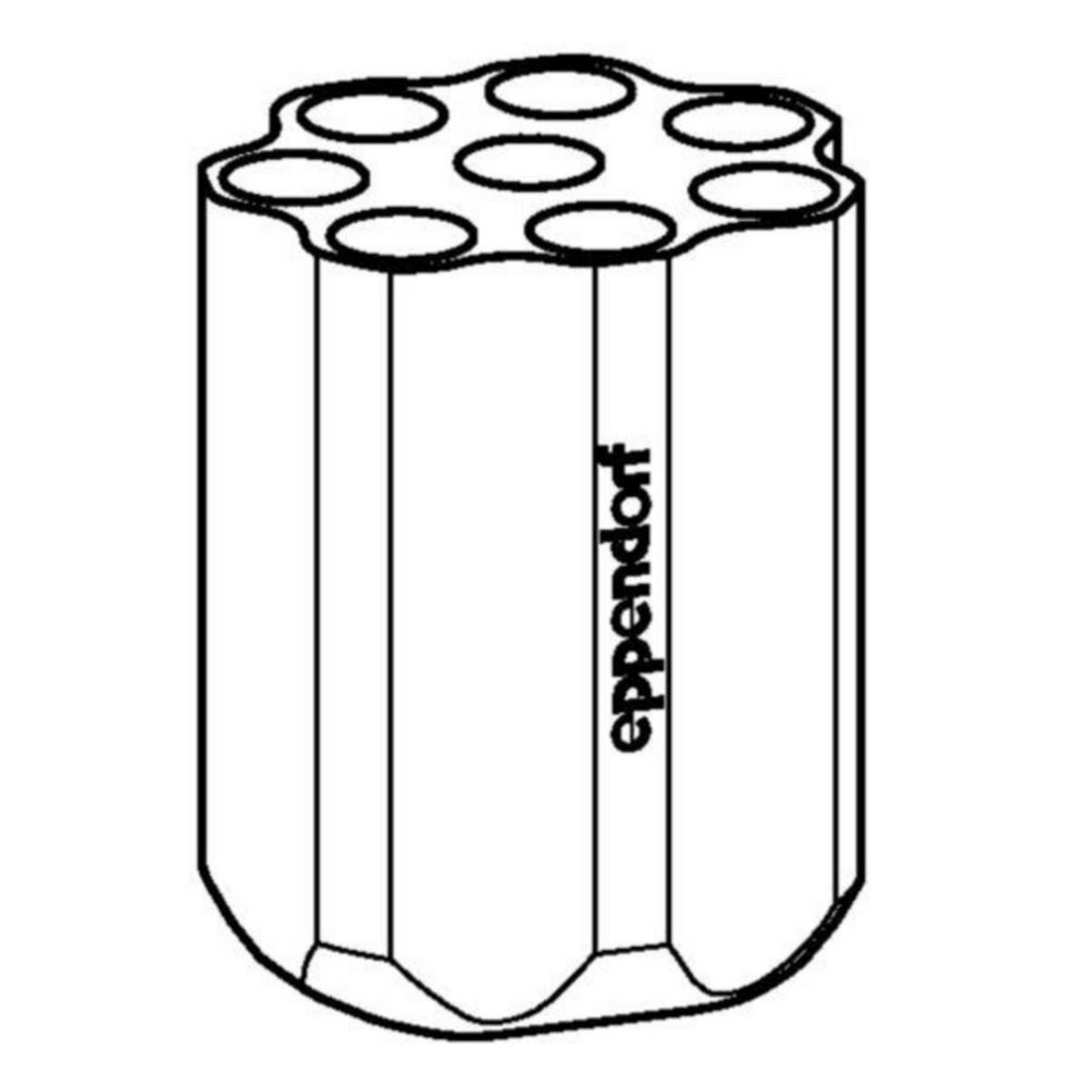 Adapter for 8x15ml conical vials for rotor S-4-72, pack of 2