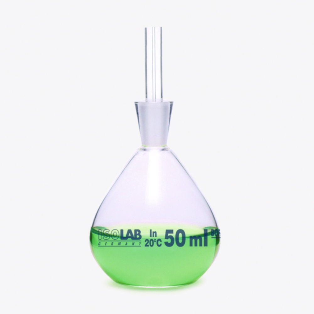 Density bottle 50 ml glass, non calibrated