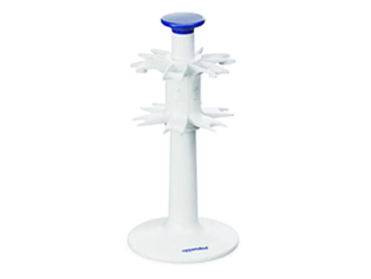 Pipette carousel 2, white with six holders for Eppendorf Research®3 pipettes