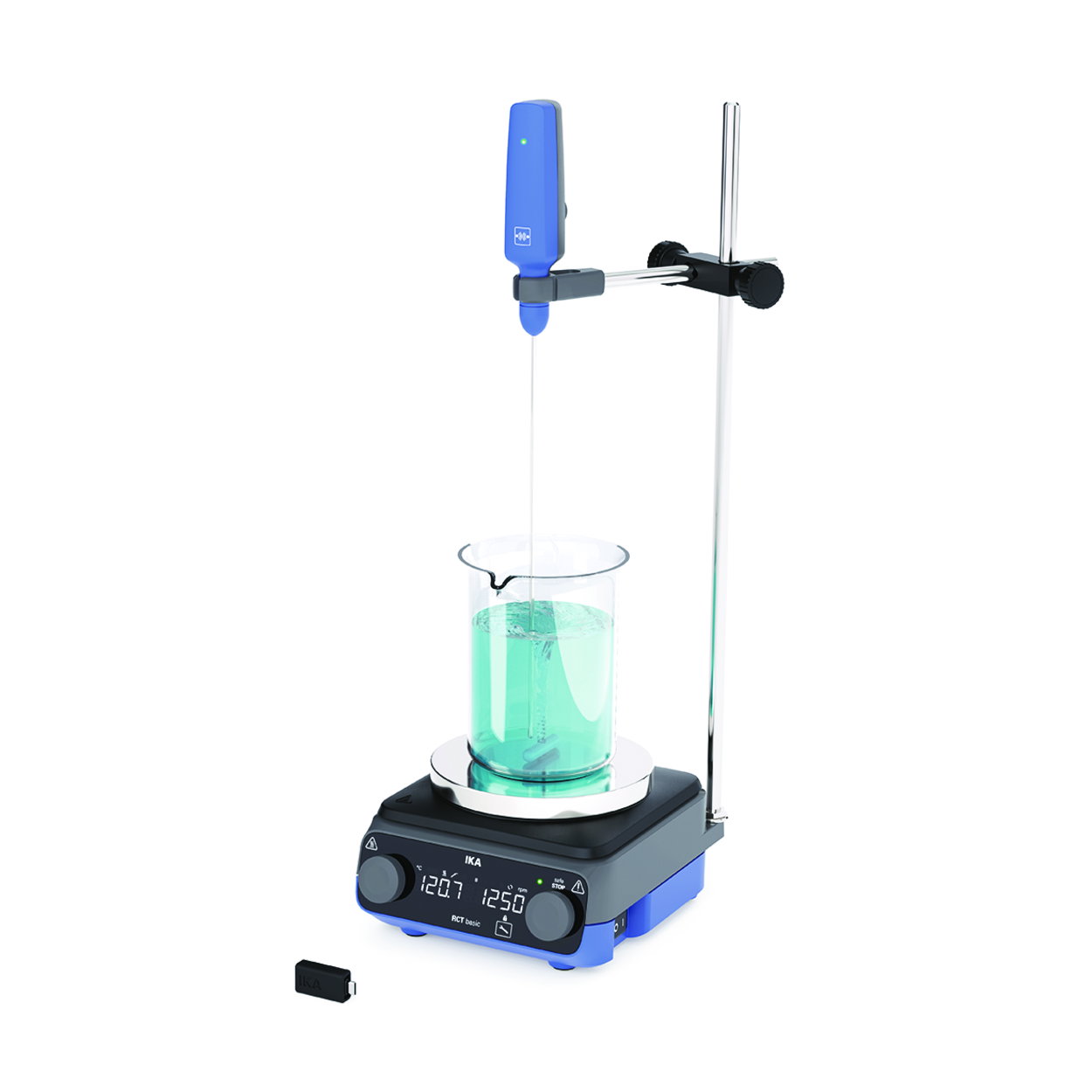 Magnetic Stirrer RCT basic PT wireless Solution with heating UK plug