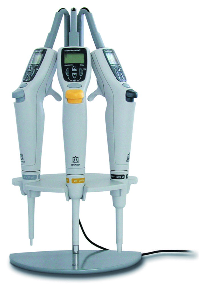 Stand for 3 instruments with power pack