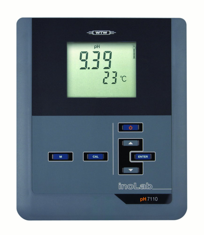 pH/mV-measuring unit inolab® pH 7110 BNC single unit incl.accessories, BNC-inlet