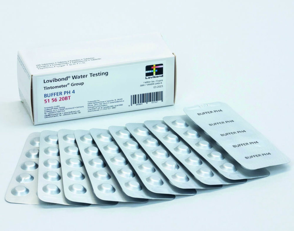 Buffer tablets pH 4 PU=100