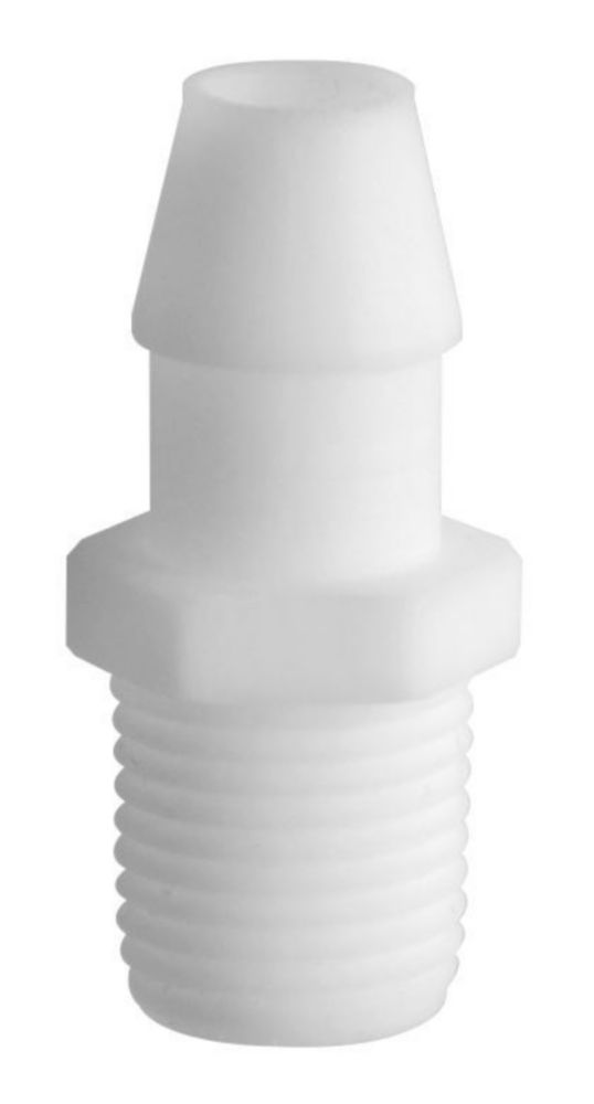 Tubing connector, straight PTFE, for tubing 6.4mm