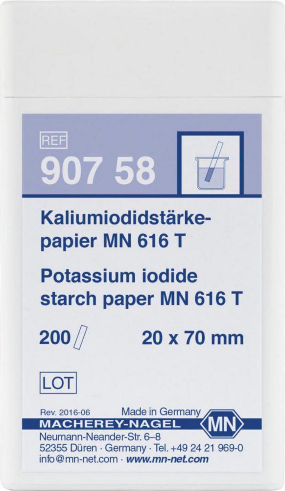 Potassium iodide starch paper MN 616 T pack of 200