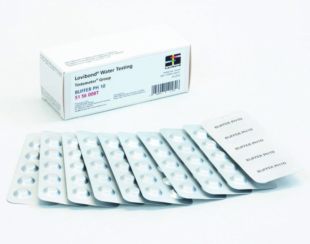 Buffer tablets pH 10 PU=100