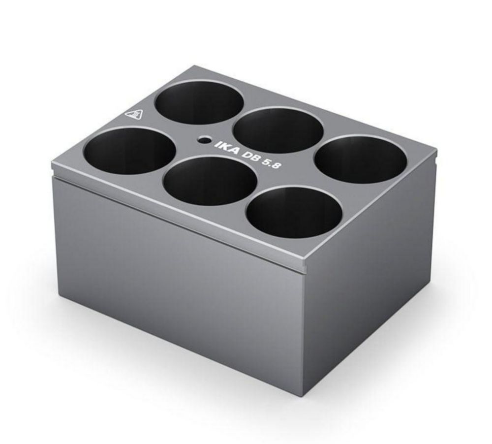 Single block DB 5.8 vials, Ø 28.8 mm