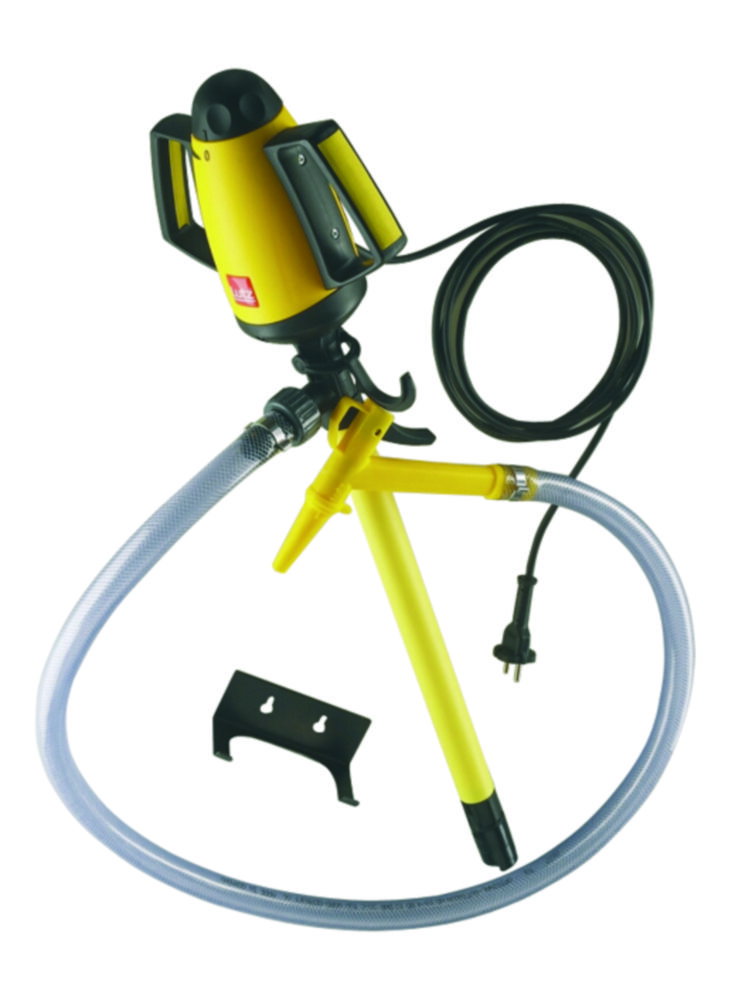 Pump set B2 Vario PP with power drive, depht of immersion: 500 mm, PP, max. flowrate 75 l / min., 230 V / 200 W (IP 24)