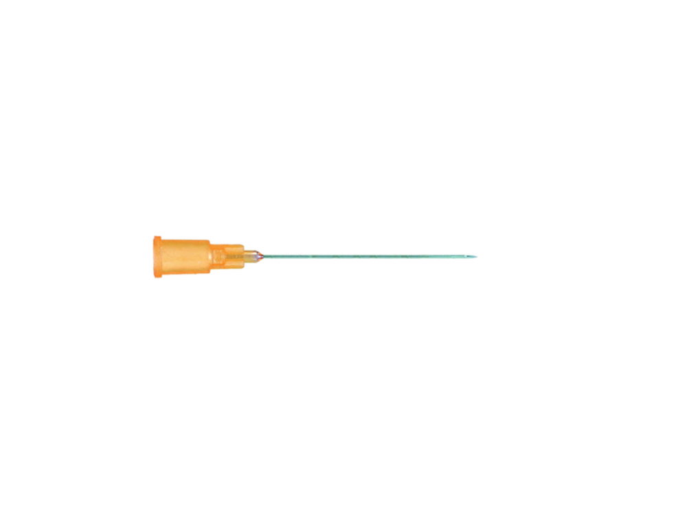 Sterican® disposable dental needles G 25, size 17/23, 0.50 x 25 mm, orange, pack of 100
