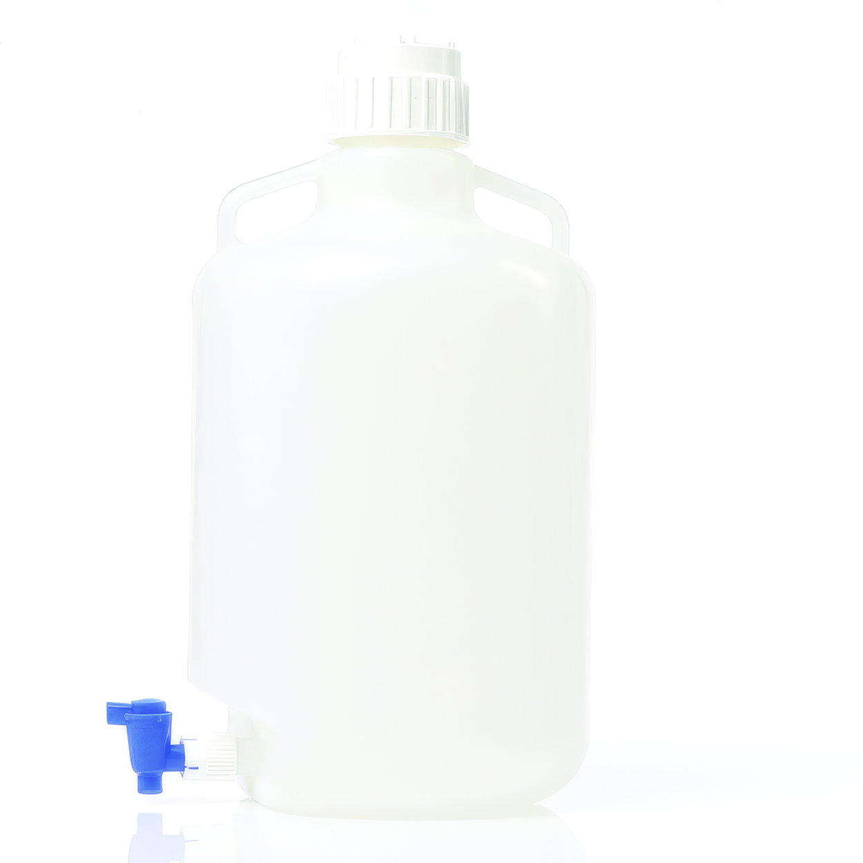 Aspirator bottles PP 50l with stop cock