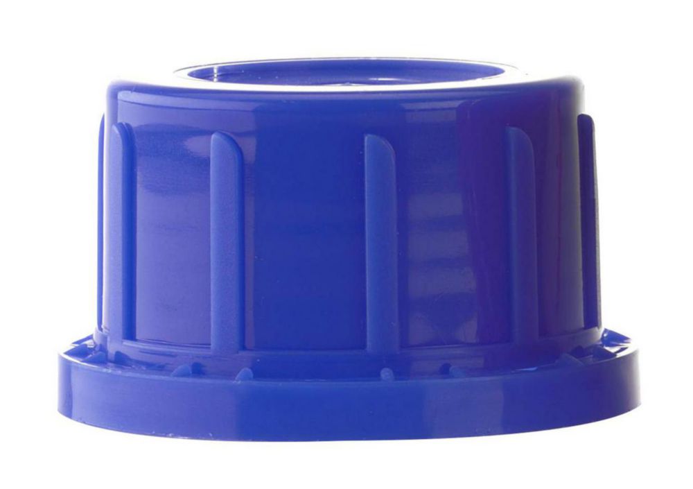 Tamper-evident cap. PP, blue for bottles 2500ml