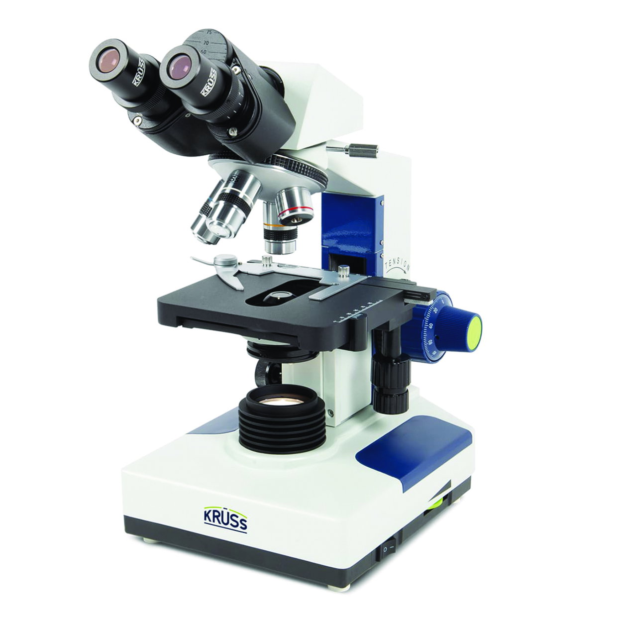 Microscope binocular MBL 2000-LED eyepieces 10x planocular achrom.objectives: 4x, 10x, 40x, 100x