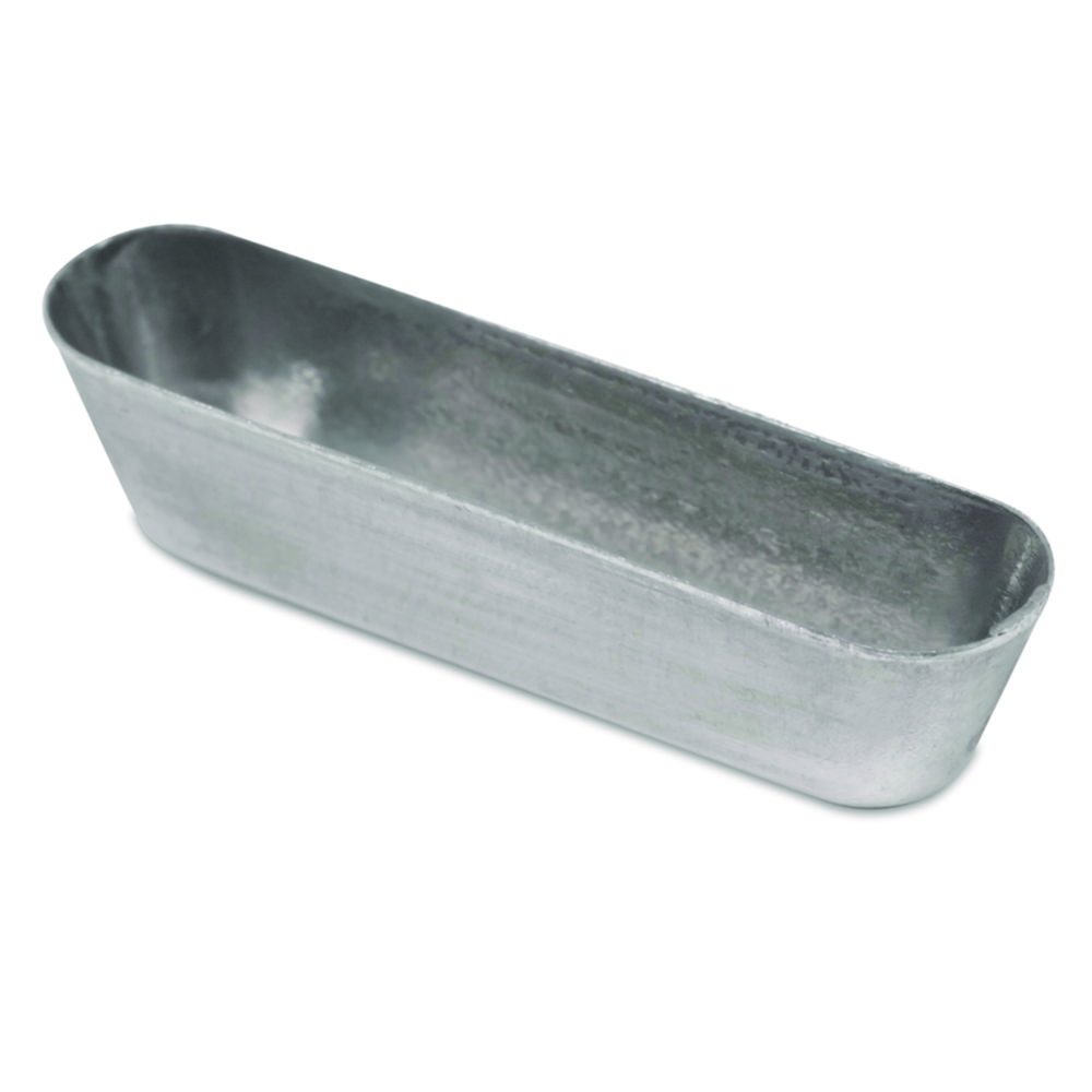Aluminium Weigh Boat 1ml, 25 x 7mm smooth wall, Certified Oil Free, pack of 50