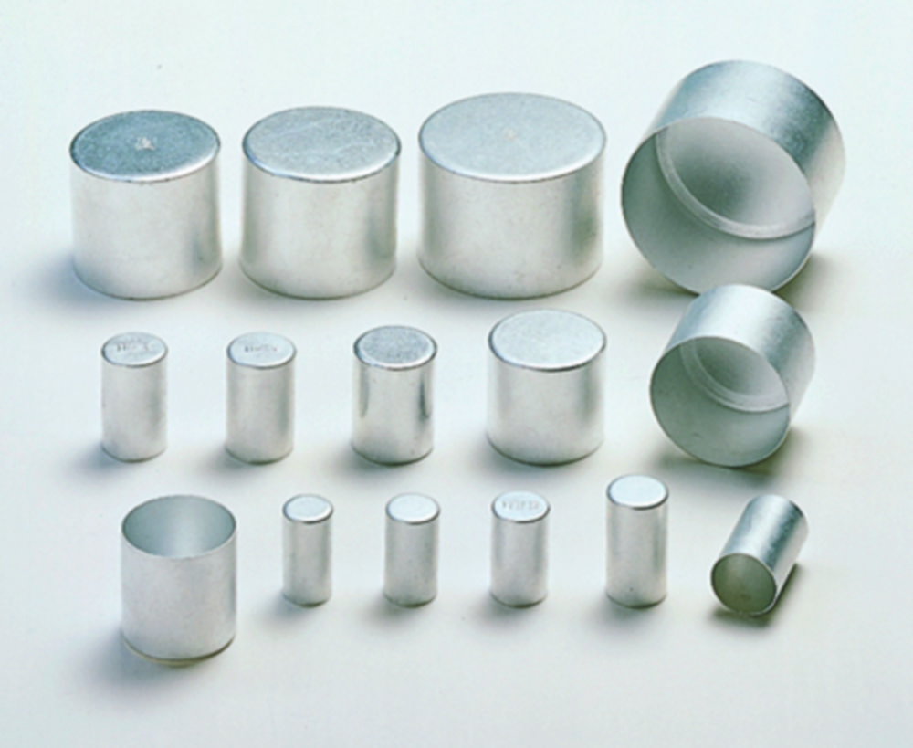 ALU caps,Aluminium,16 x 30 mm high,pack of 100