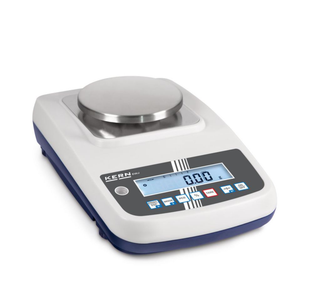 Precision balance EWJ 600-2M 600 g / 0.01 g, calibratable, weighing plate Ø 120 mm