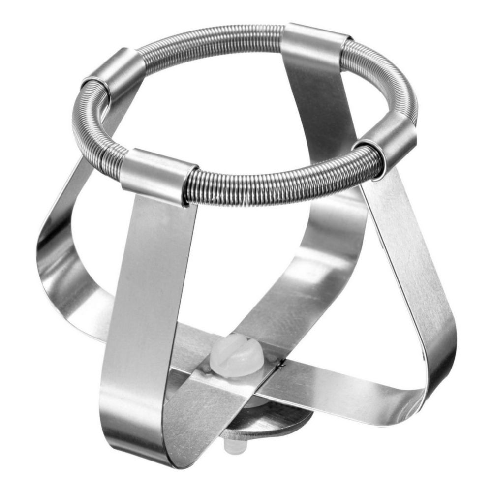 Clamp, stainless steel EK 100 for flasks cap. 100 ml
