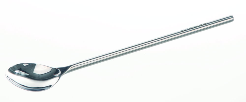 Chemical spoon 180 mm 18/10 steel, single spoon 40x29 mm