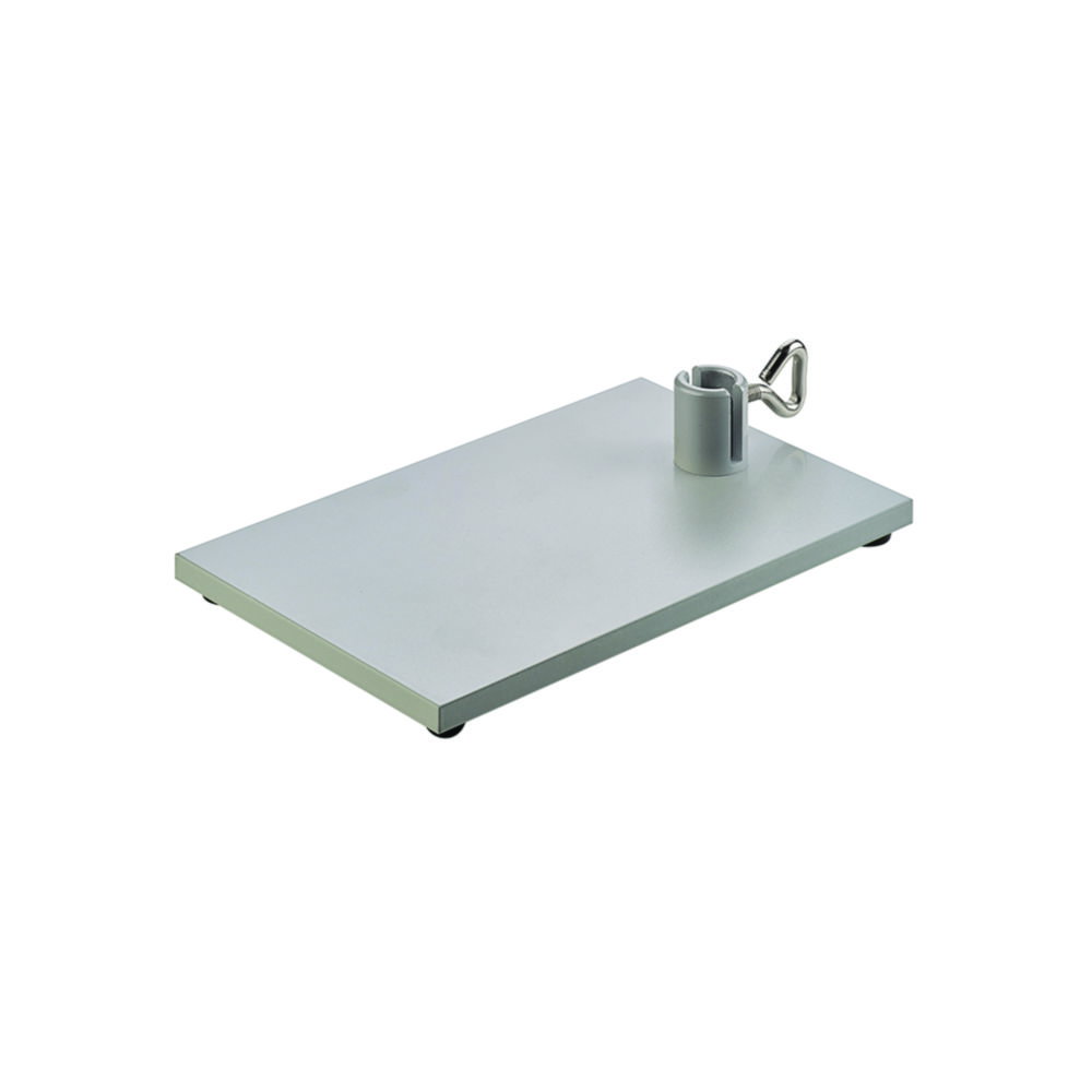 Retort Stand Base with Flange and Slot