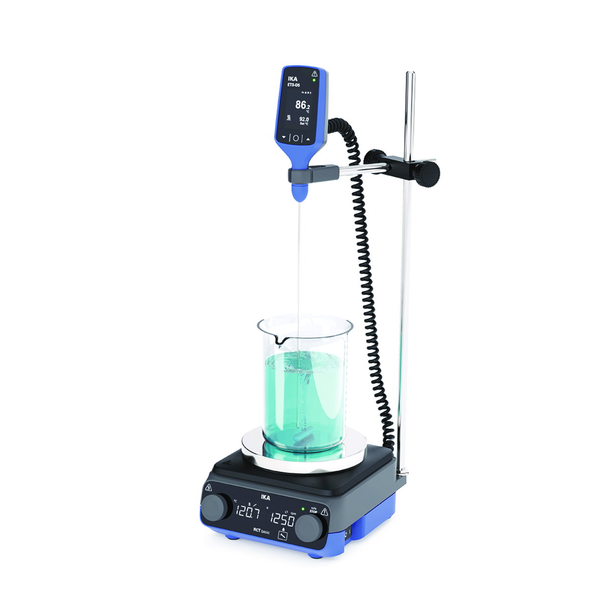 Magnetic Stirrer RCT basic ETS-D5 Solution with heating UK plug