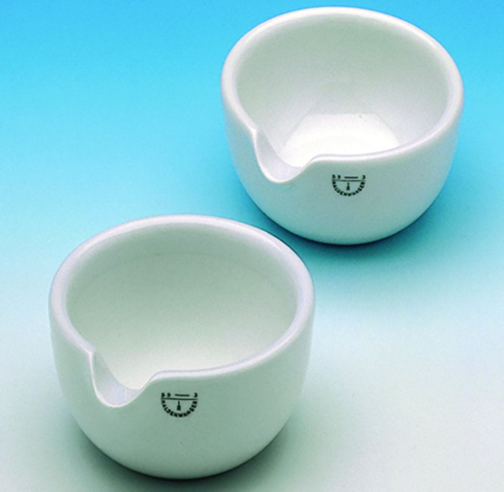 Mortars,porcelain,without pestle,ins.diam.180 mm