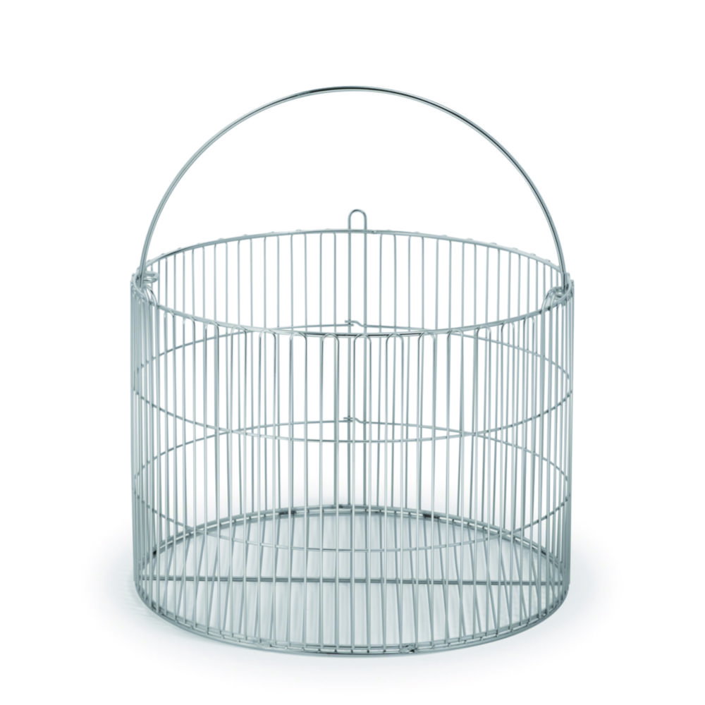 Wire basket CV-28, stainless steel Ø 270mm x heigth 200mm, for automatic autoclaves AES-28
