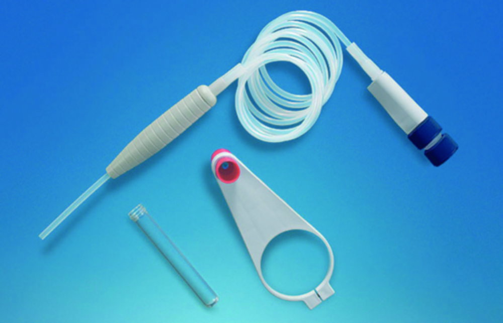 Flexible dosing tube, PTFE 800 mm, with handle for Seripettor® and Seripettor® pro 25 ml