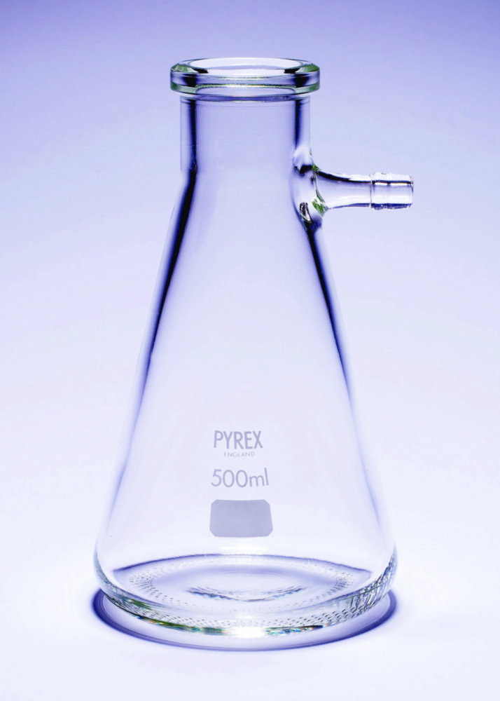 Filter flask 2000ml, Type Büchner plain side arm, Pyrex®