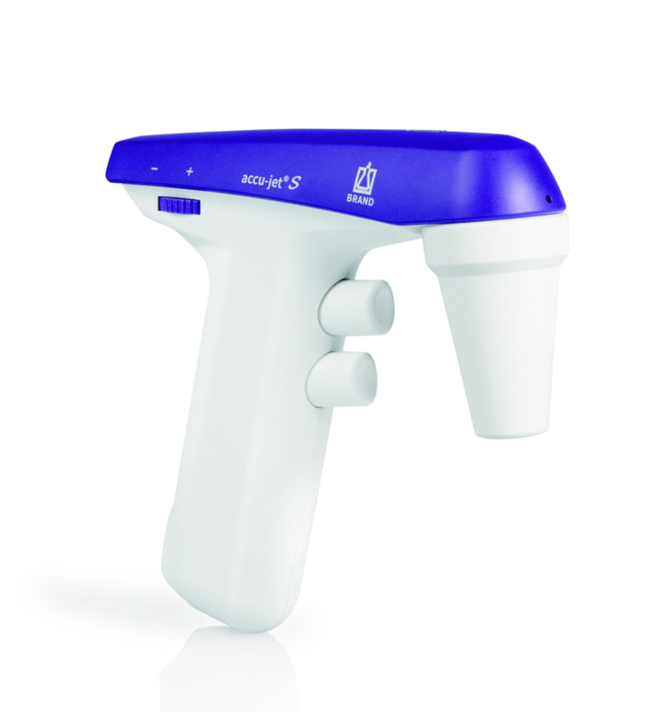 Pipette controller accu-jet® S for 0,1 - 200 ml pipette, amethyst, w/o universal power supply unit wall support +2 spare membrane filters 0.2 µm,ster
