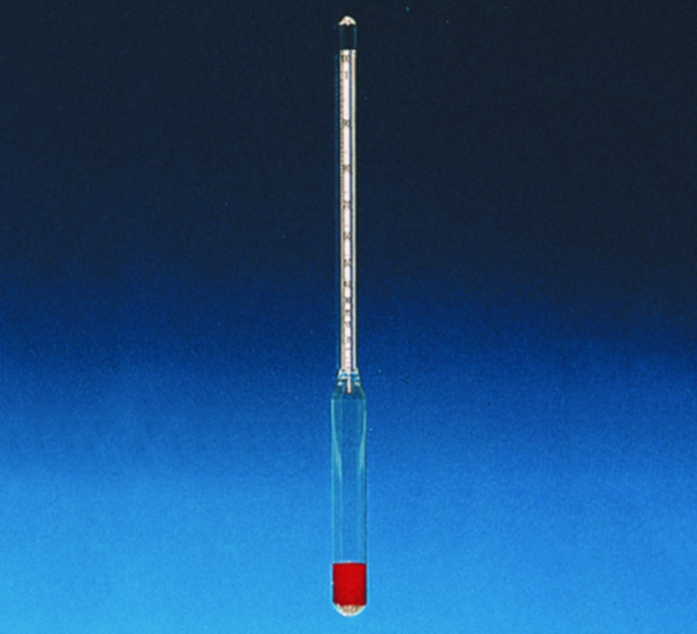 Alcoholometer 0 - 100 % Tp.20°C, Richter-Tralles without thermometer
