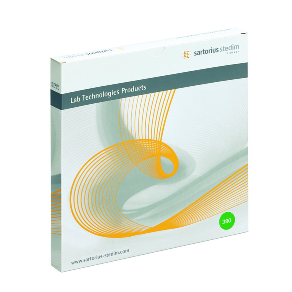 Filterpaper, round, 90 mm pack of 100, grade 390