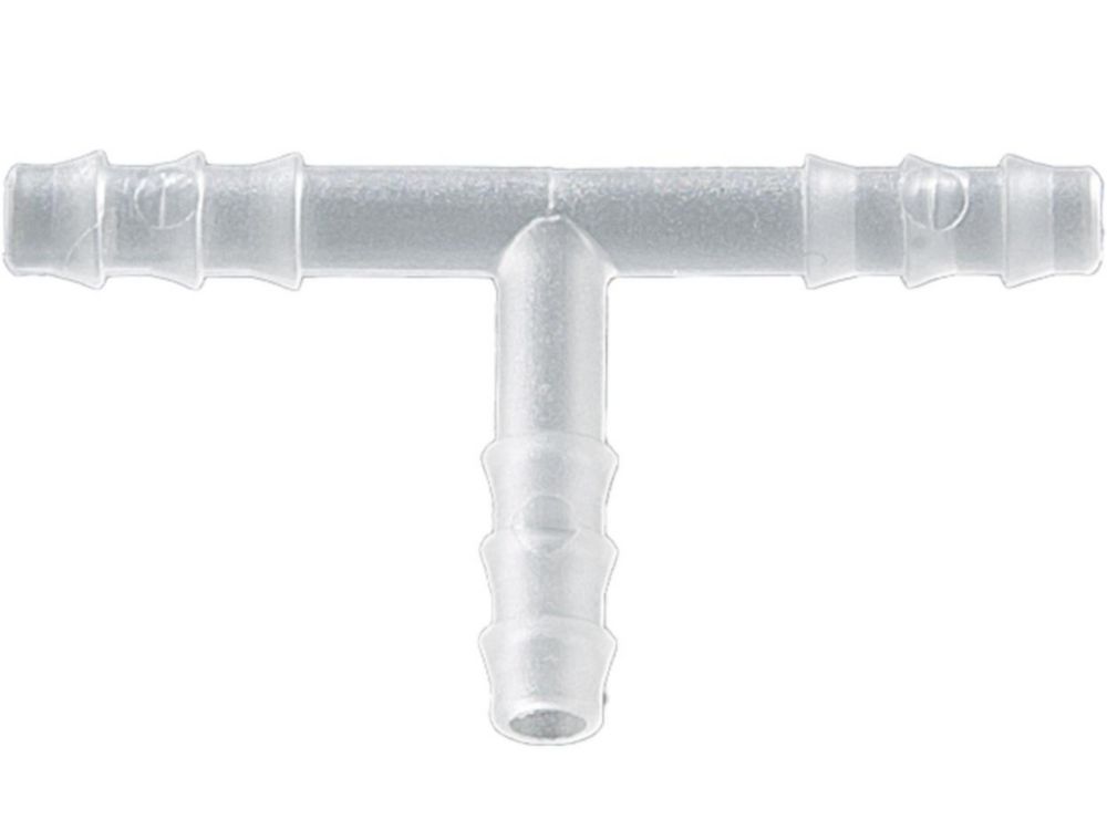 T connector 4 mm, PVDF pack of 10
