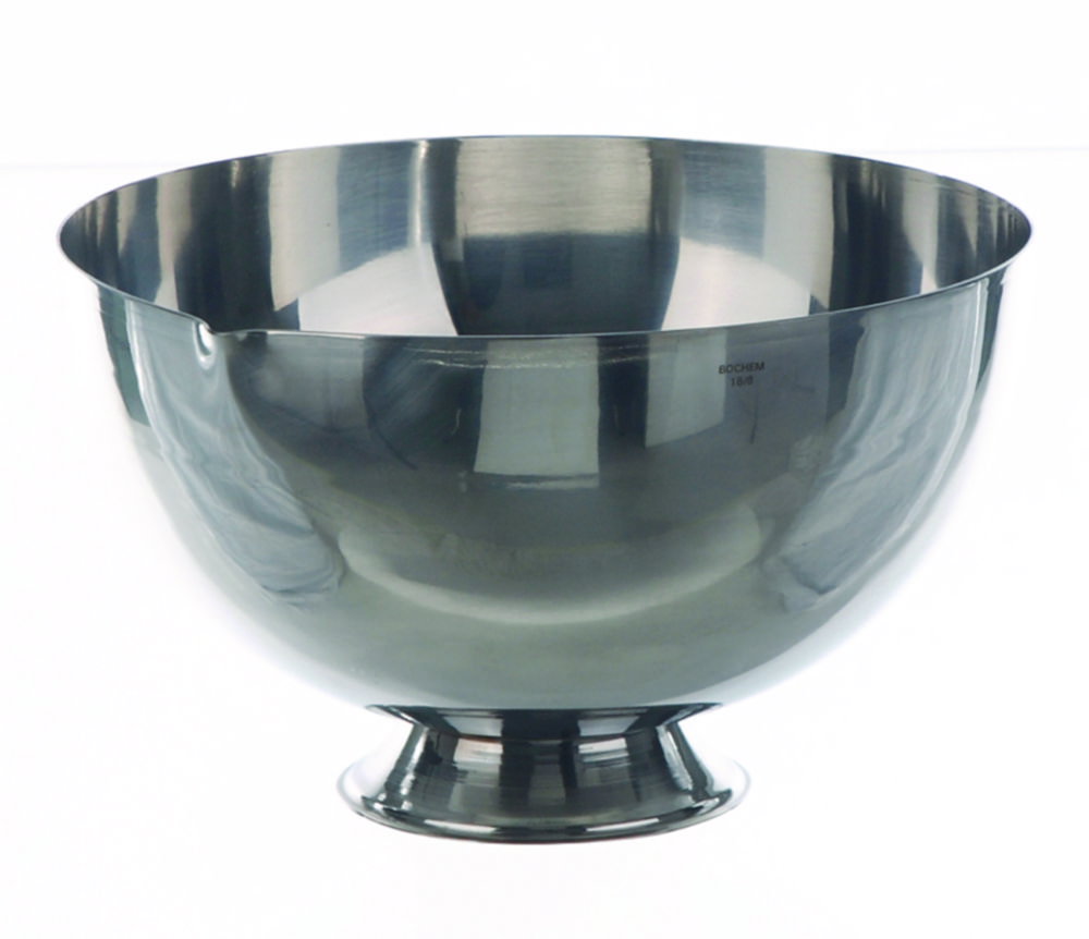 Mortar 250 ml, 100 mm dia. stainless steel 18/10 without pestle
