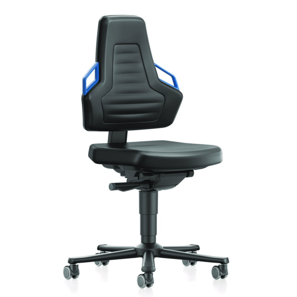 Working chair Nexxit 2 with seat-stop castors Syntetic leather black 2000 9033-MG01-3278-807
