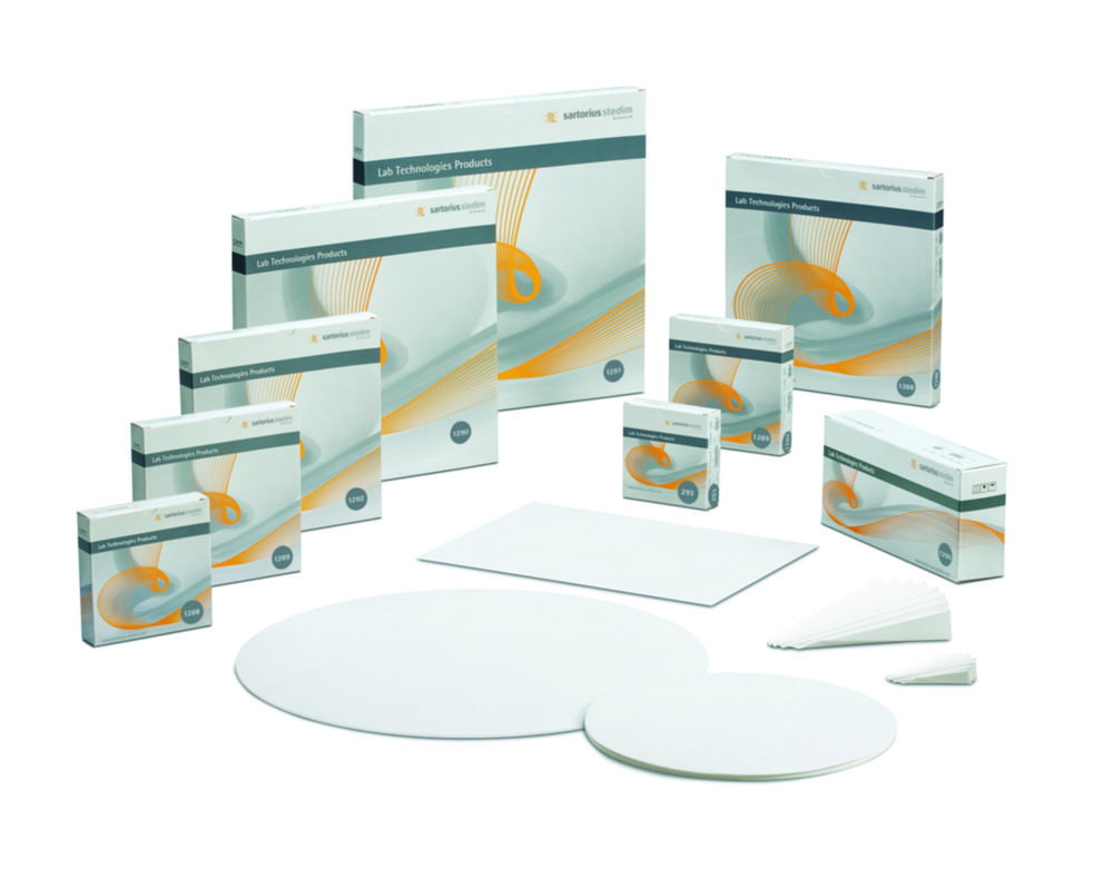Filter paper sheets 1602/N, 580 x 580 mm, pack of 100