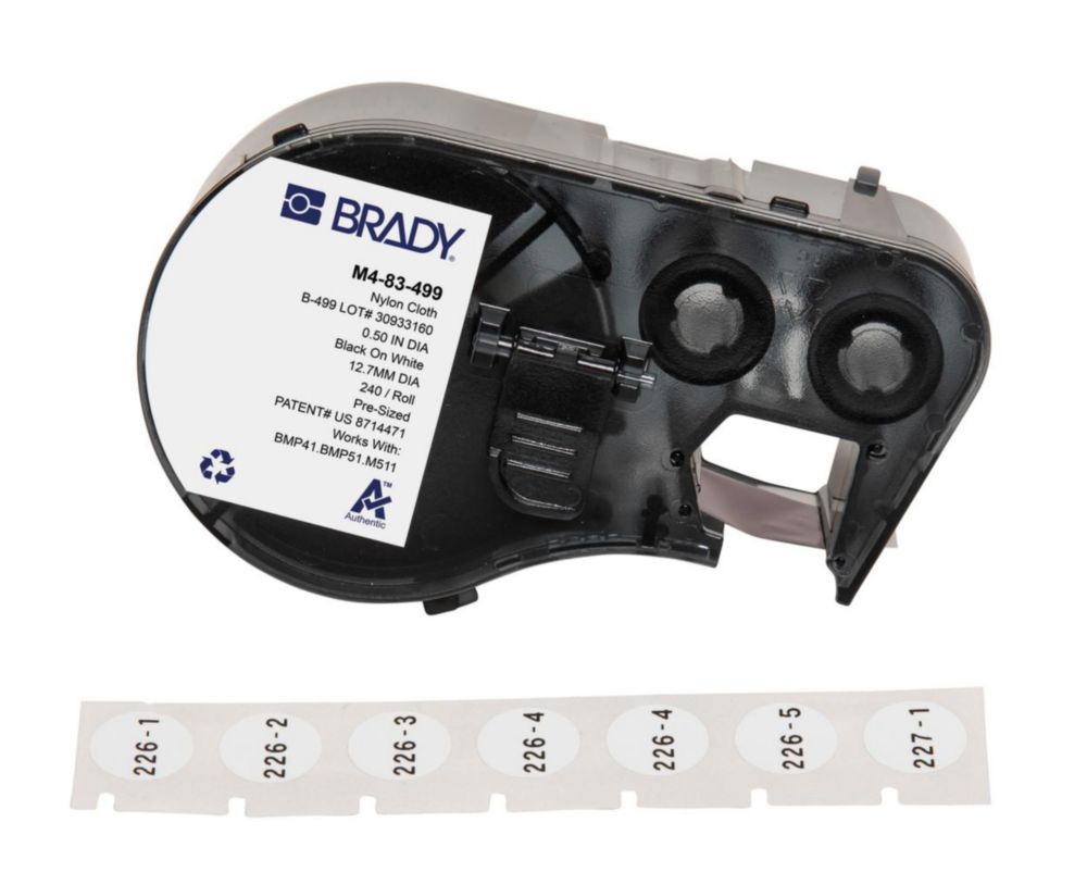 Labels M4-83-499 for M410/BMP41/M510/BMP51/M511 pack of 240 labels