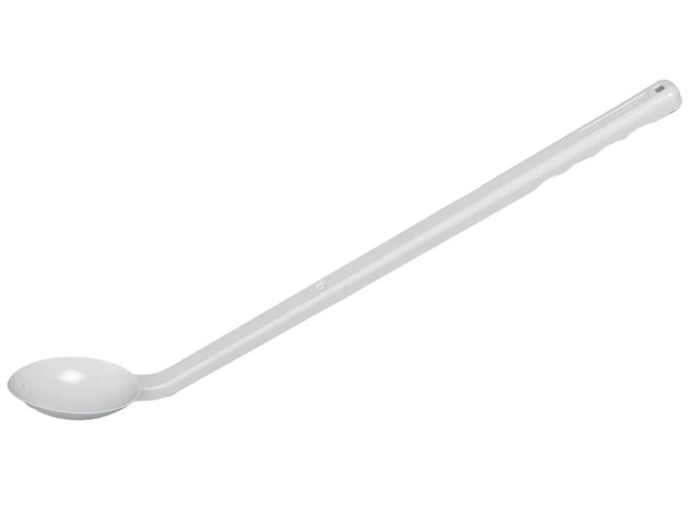 Sample spoon, long handle, 20ml, PS, white pack of 10