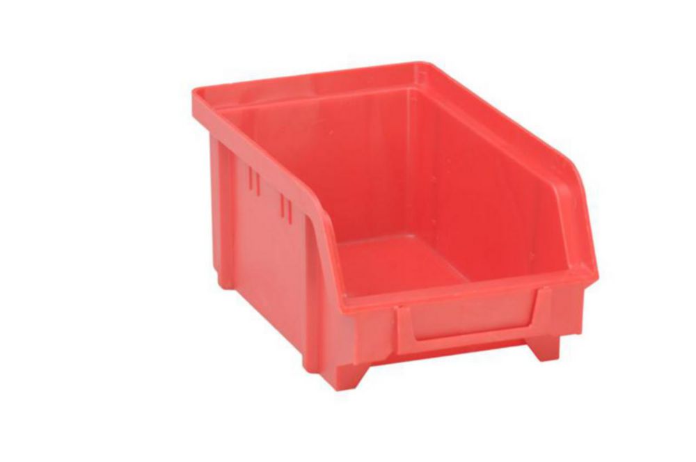 Storage bins,PS,red,165/140x100x75 mm