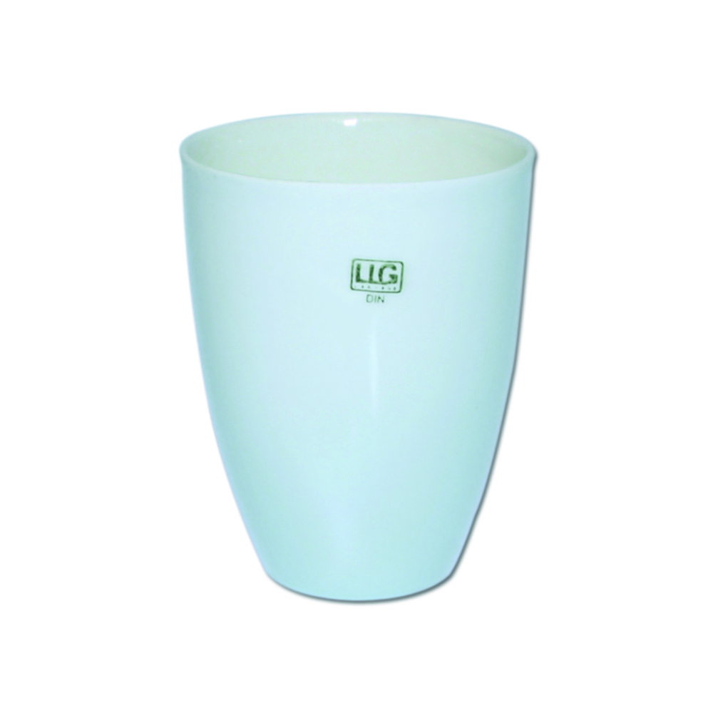 LLG-Porcelain crucibles 3/35 DIN 26 ml, 35 mm dia., tall form, glazed pack of 5