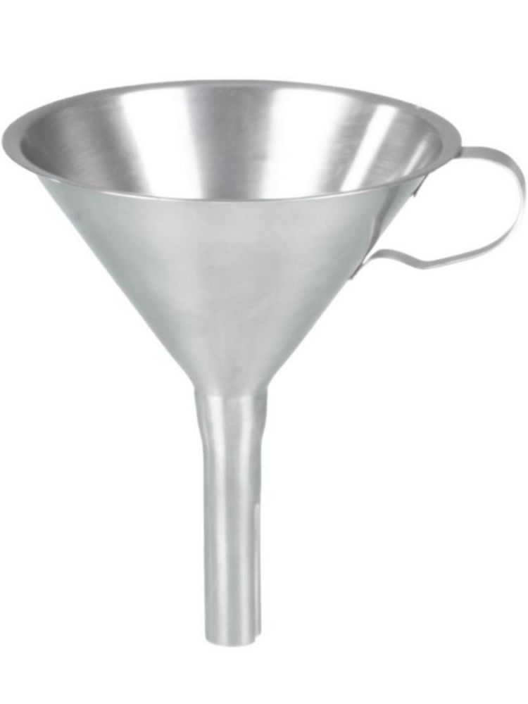 Funnel stainless steel, V2A outside Ø 100 mm