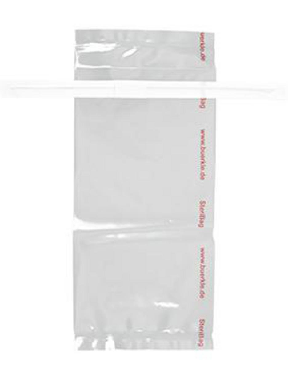 SteriBag 150 ml, 178x89 mm w/o label area, sterile, pack of 500