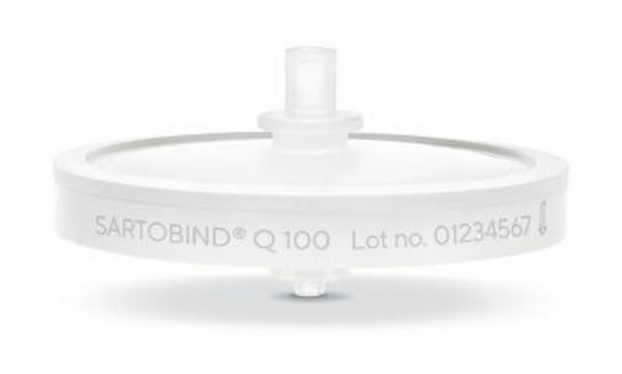 Sartobind® Q 100, IEX membrane 100 cm² membrane area, 1,4 mm bed height 1 ready for connection unit, 3-5?m