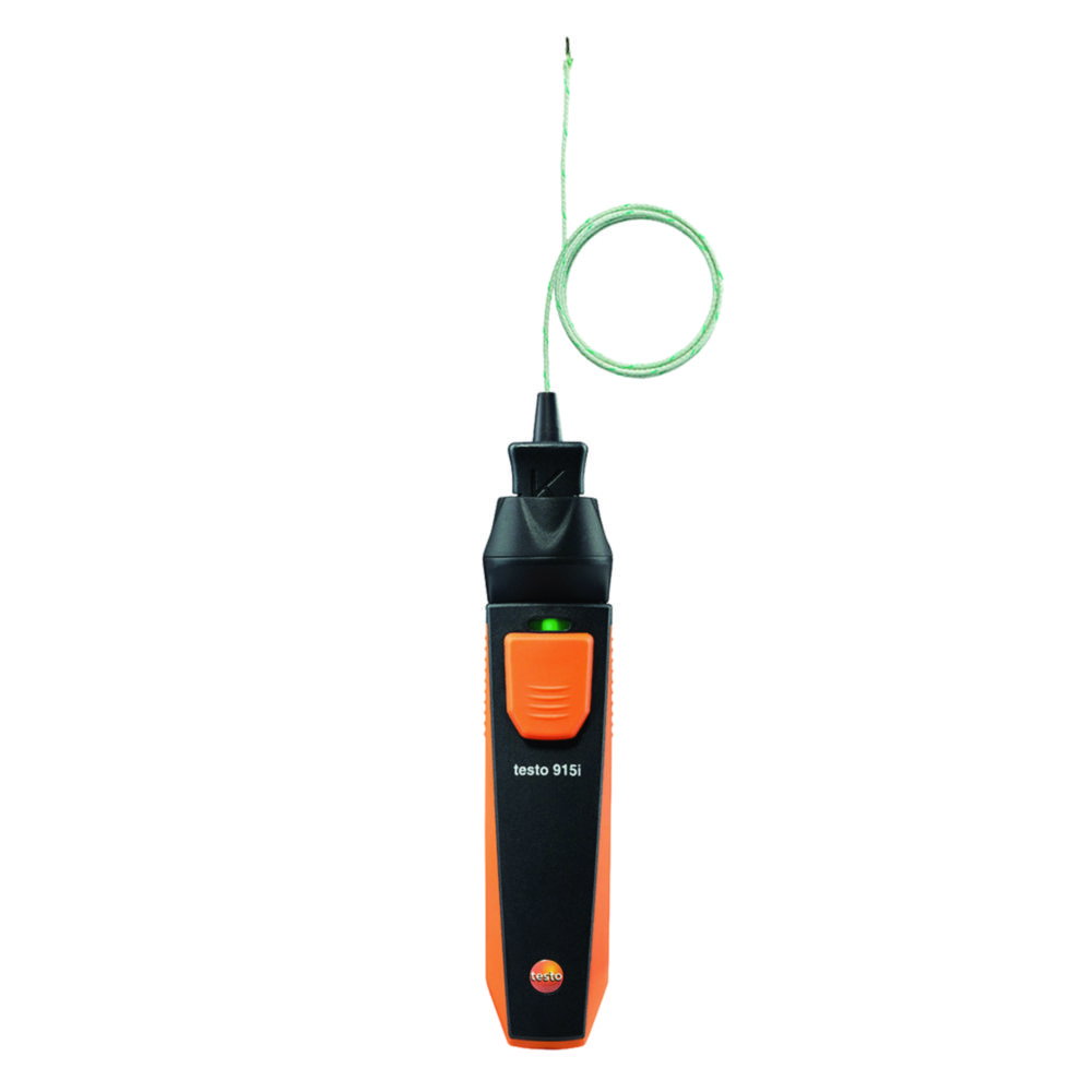 Thermometer testo 915-i with flexible temperature probe (TE type-K) 240x105x40mm incl.Battery