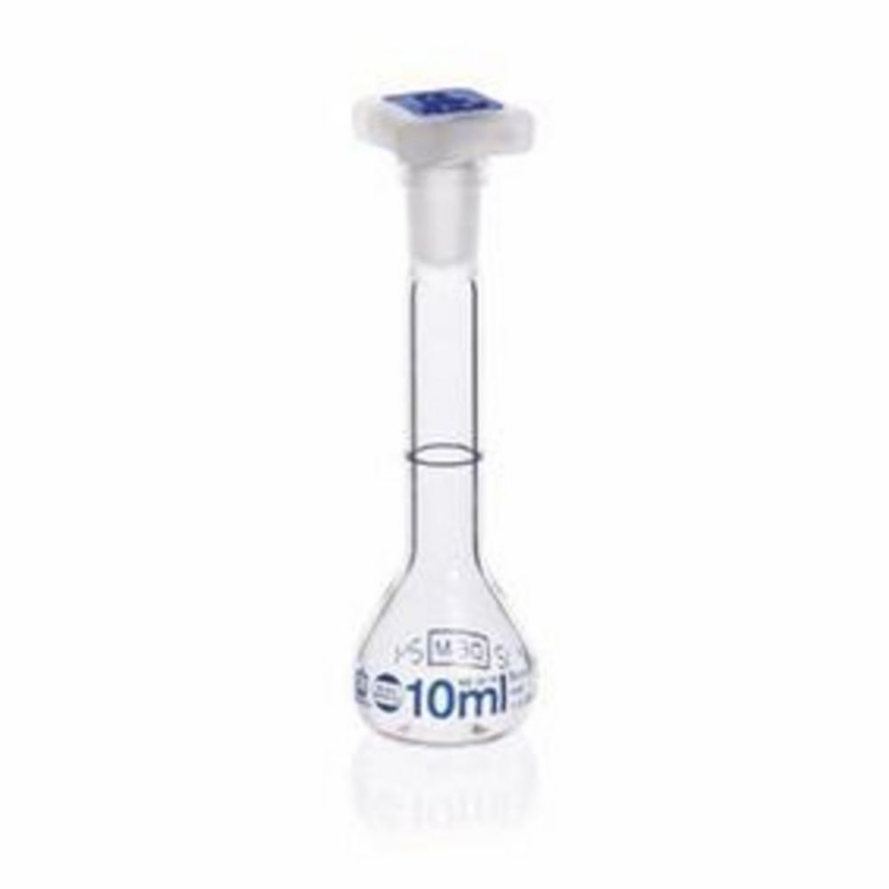 Volumetric flasks,class A,with PP stopper cap. 10 ml