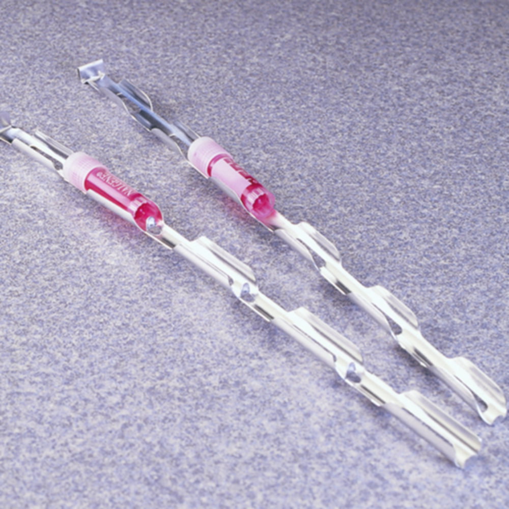 Aluminium holder for 6 vials, pack of 12