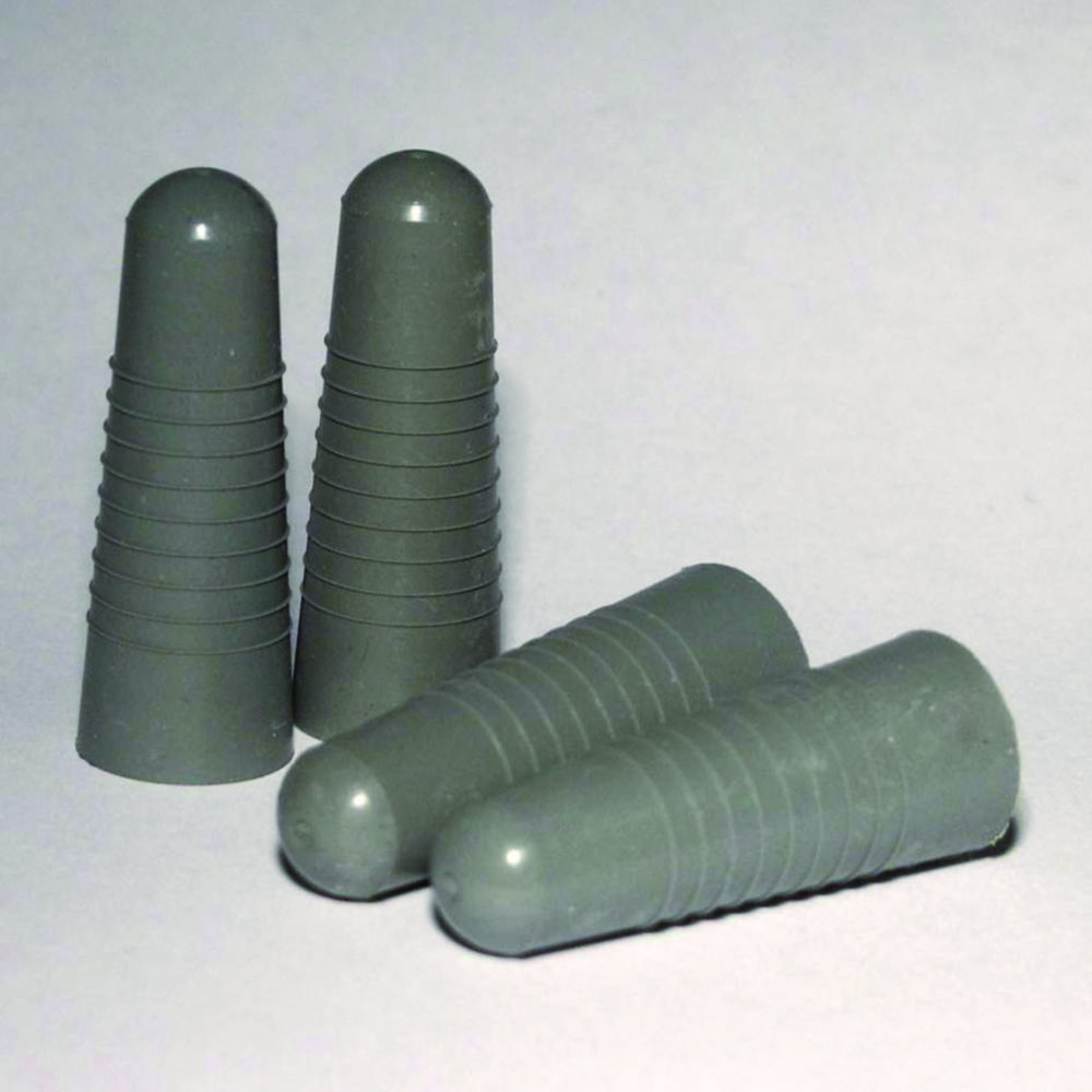 Stopper for butyrometers, EPDM, grey 11x16x43